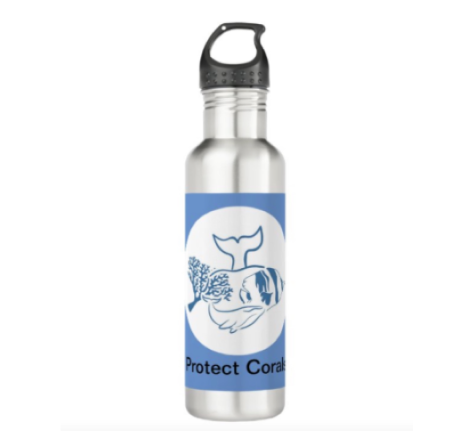 Water bottle image for shopping card